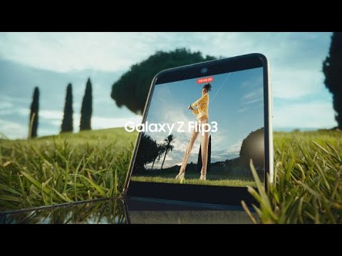 Galaxy Z Flip3: Flex Mode for your swing | Samsung