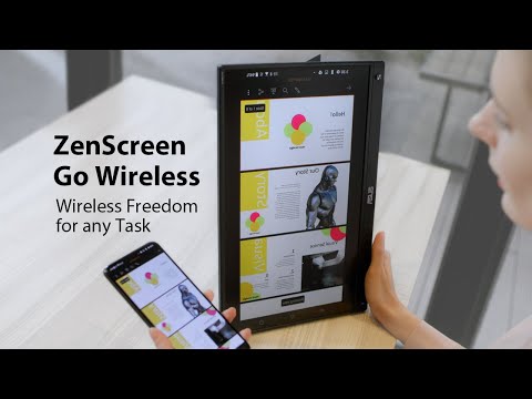 Wireless Freedom for Any Task - ZenScreen Go MB16AWP Portable Wireless Monitor | ASUS