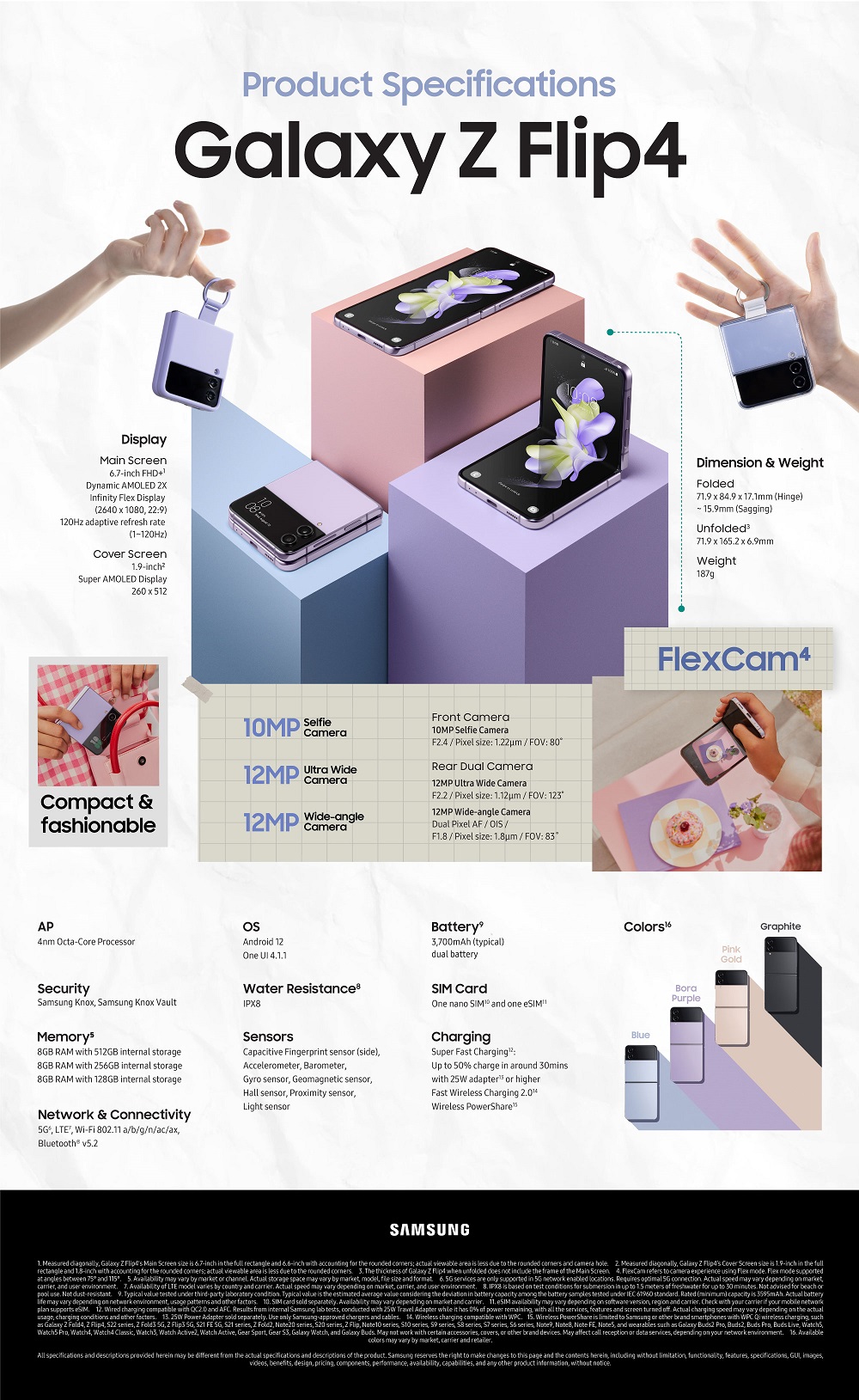 [Infographic] Galaxy Z Flip4: The Ultimate Tool for Self-Expression