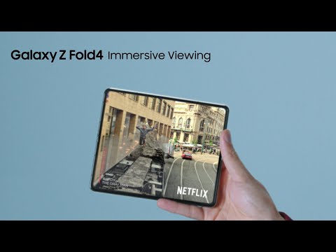 Galaxy Z Fold4: Immersive Viewing | Samsung