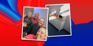 Virgin Media O2 volunteers create new rest space for emergency workers at Swindon Community Centre