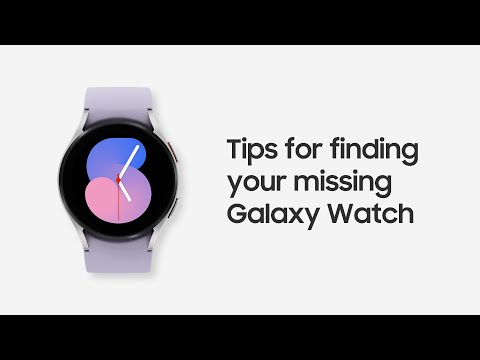 Samsung Support: How to find a missing Galaxy Watch