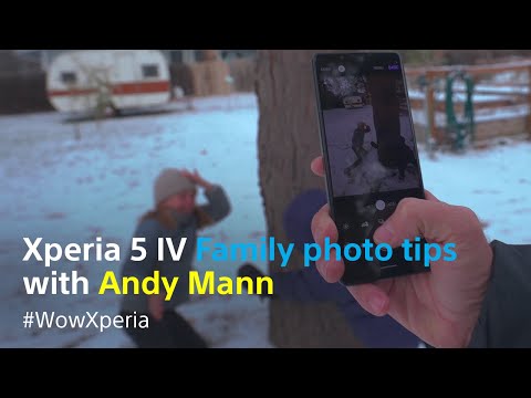 Family Photography Tips with Xperia 5 lV and Andy Mann
