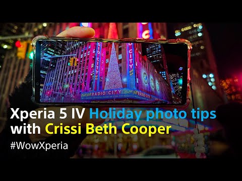 Holiday Photography Tips with Xperia 5 lV and Crissi Beth Cooper