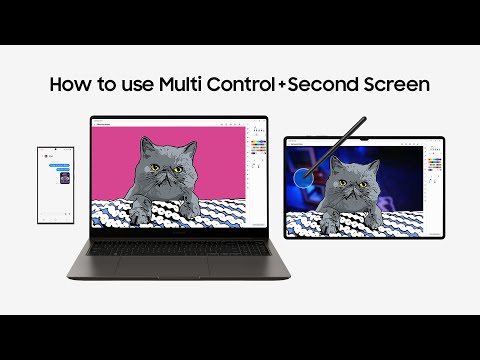 Galaxy Book3 Series: How to use Multi Control and Second Screen | Samsung