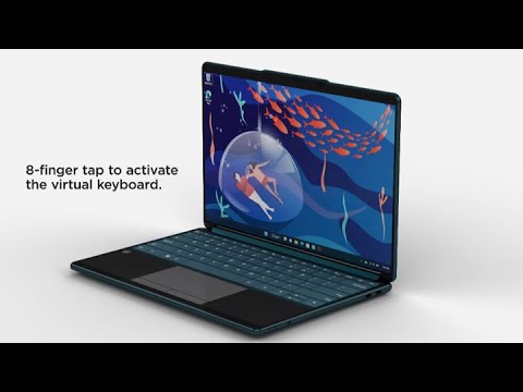 Explore more possibilities with Lenovo Yoga Book 9i (2023) virtual keyboard