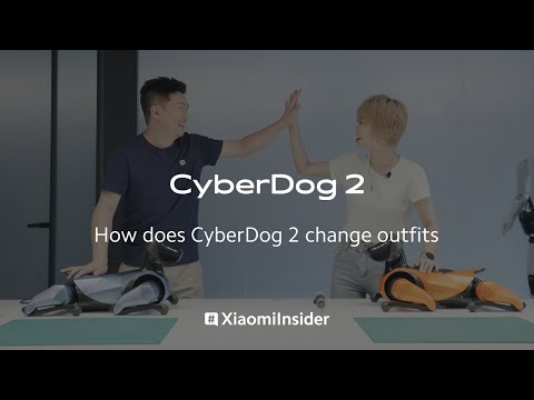 How does CyberDog 2 change outfits? | Xiaomi Insider