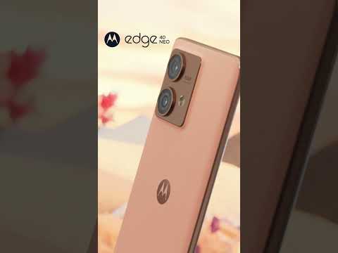 Motorola edge 40 neo in Pantone Color of the Year 2024, Peach Fuzz