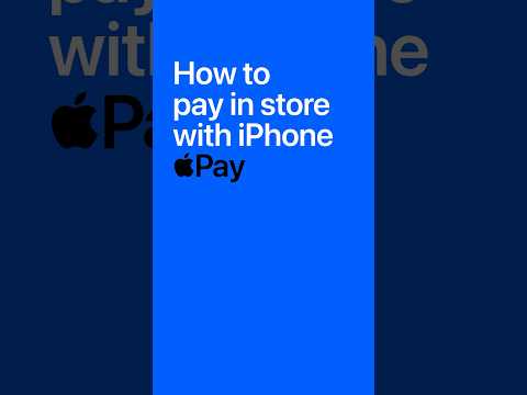 How to pay in store with Apple Pay using iPhone. #Shorts