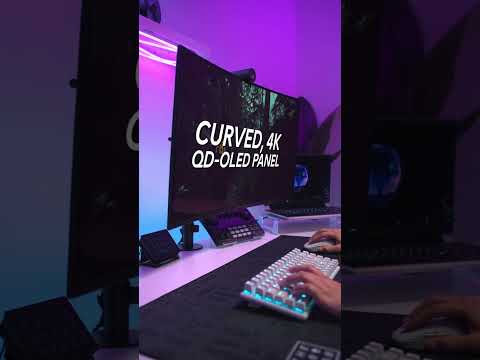 What it's like to game on the world's first 4K QD-OLED gaming monitor!