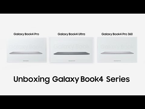 Galaxy Book4 Series: Unboxing Galaxy AI Laptops | Samsung