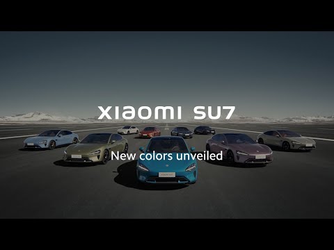 Xiaomi SU7 | New Colors Unveiled