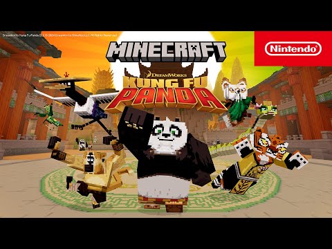 Minecraft – Kung Fu Panda DLC Trailer – Nintendo Switch