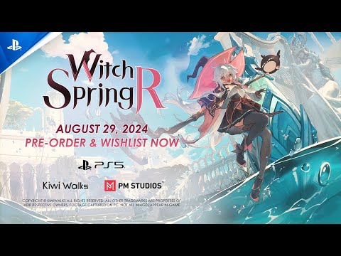 WitchSpring R - Release Date Trailer | PS5 Games